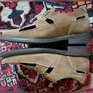 Calto Tall Man Shoes | Shoes | Calto Fisherman Sandals Suede 